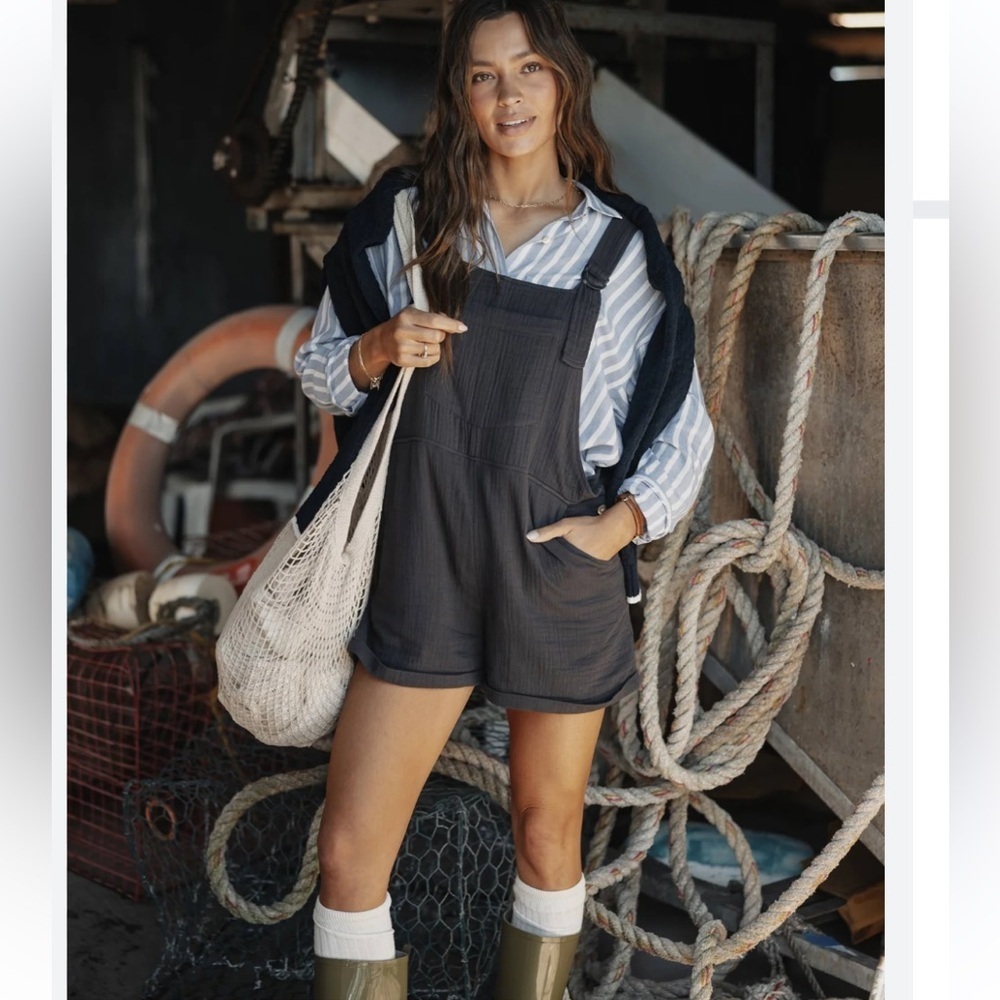 The Normal BrandXS NWT Women's grey Overalls